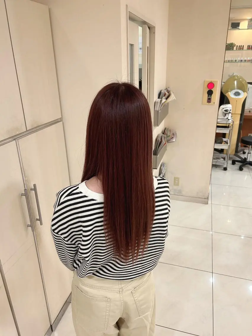 ロング カラー ハイライトカラー ハイライト LiTA. nakanoのヘアスタイル