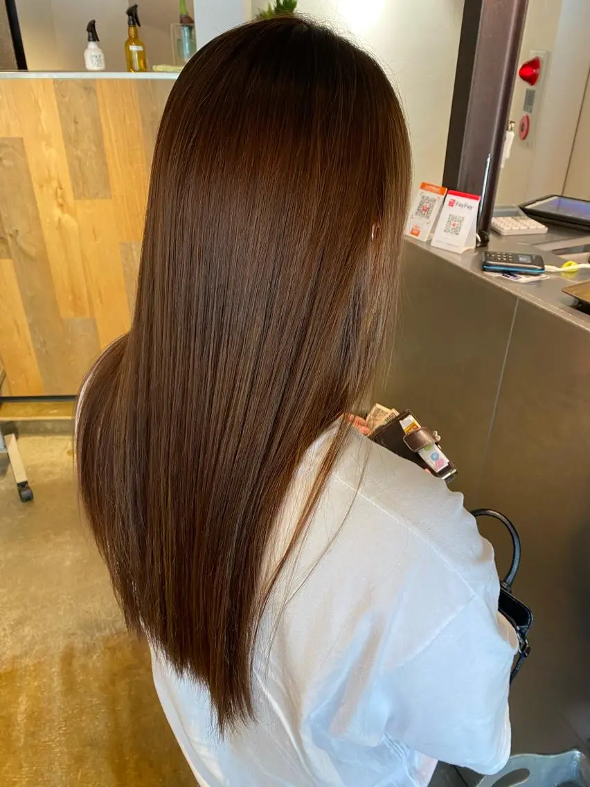 ロング カラー トリートメント BELO キエのヘアスタイル
