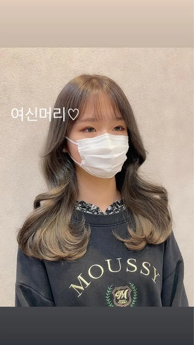 ロング カラー ヨシンモリ 韓国風ヘア 🩷韓国ヘア/ヨシン モリ🩷Maikaのヘアスタイル