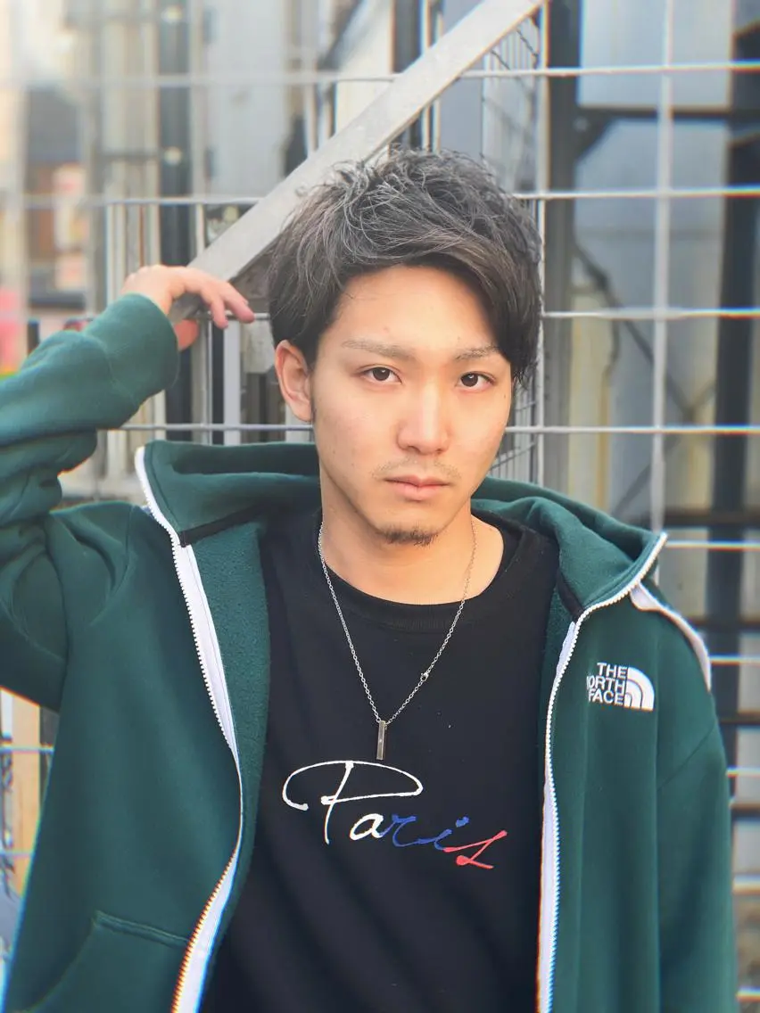 メンズ カット ヘアカラー 藏本 剛史のヘアスタイル