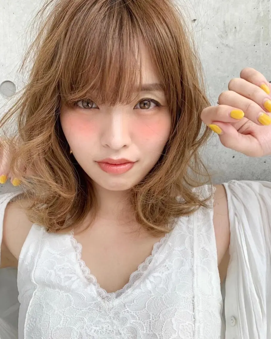 カラー カット ヘアカラー トリートメント 大人っぽ♡上品な暖色 ♡ブリーチなし♡のヘアスタイル