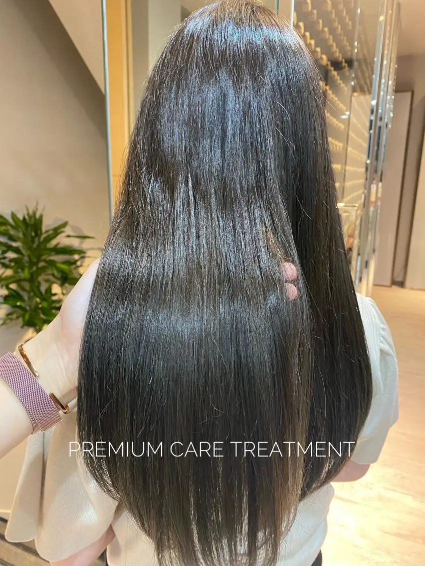 ロング カラー ブリーチ ケアブリーチ 髪質改善 ヨシンモリ 韓国風ヘア YUKA🐻❄️ 🎀当日予約ok/のヘアスタイル