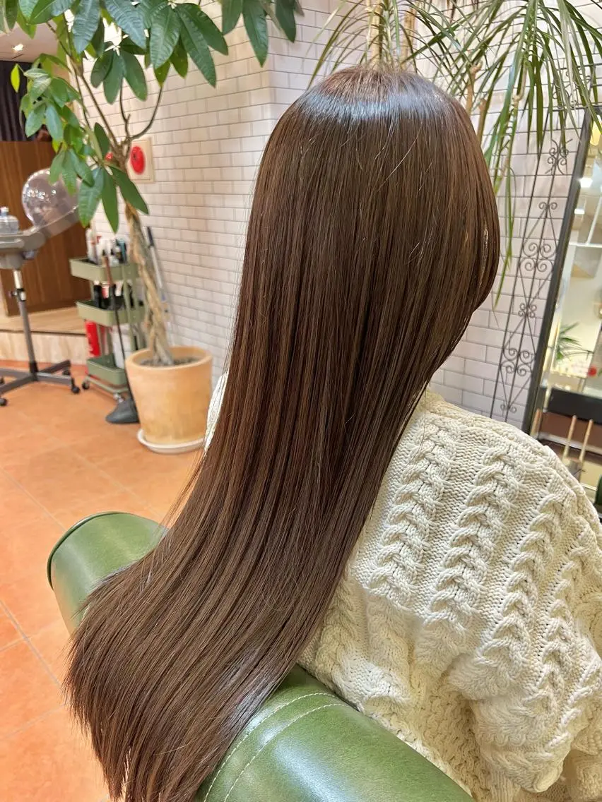 ロング カラー カット ヘアカラー トリートメント 石井 佑樹のヘアスタイル