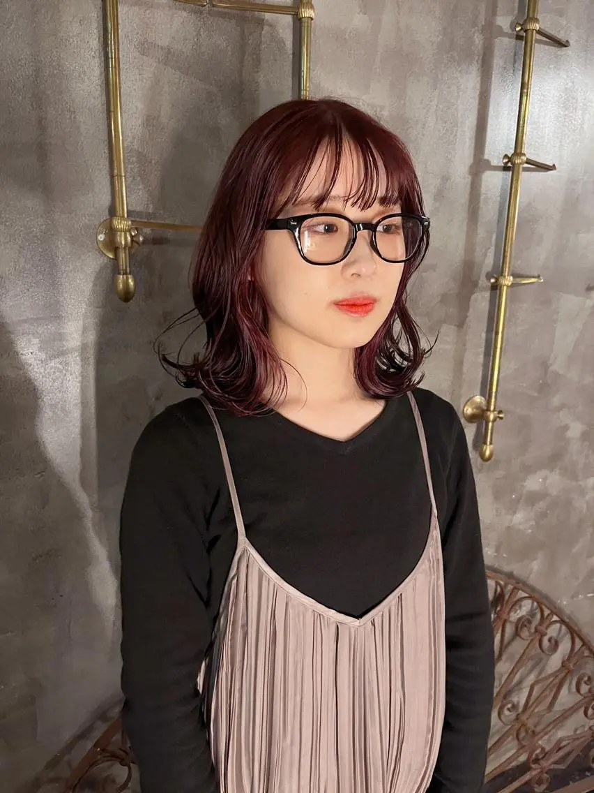 ミディアム カラー 🫧透明感カラー🫧 SHINSEIのヘアスタイル