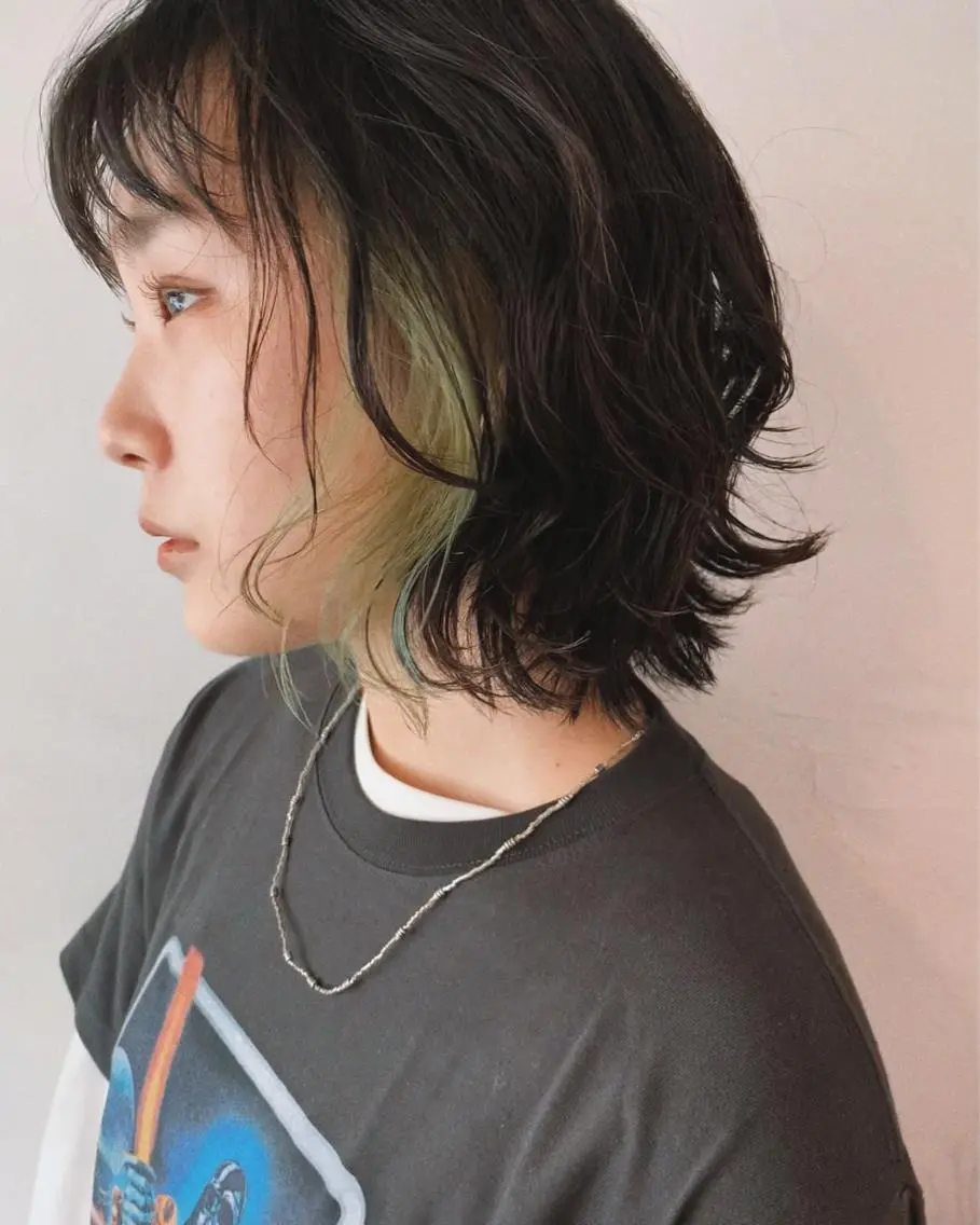 ショート カラー パーマ ブリーチ 🧸メンズカット 🧸conatsuのヘアスタイル
