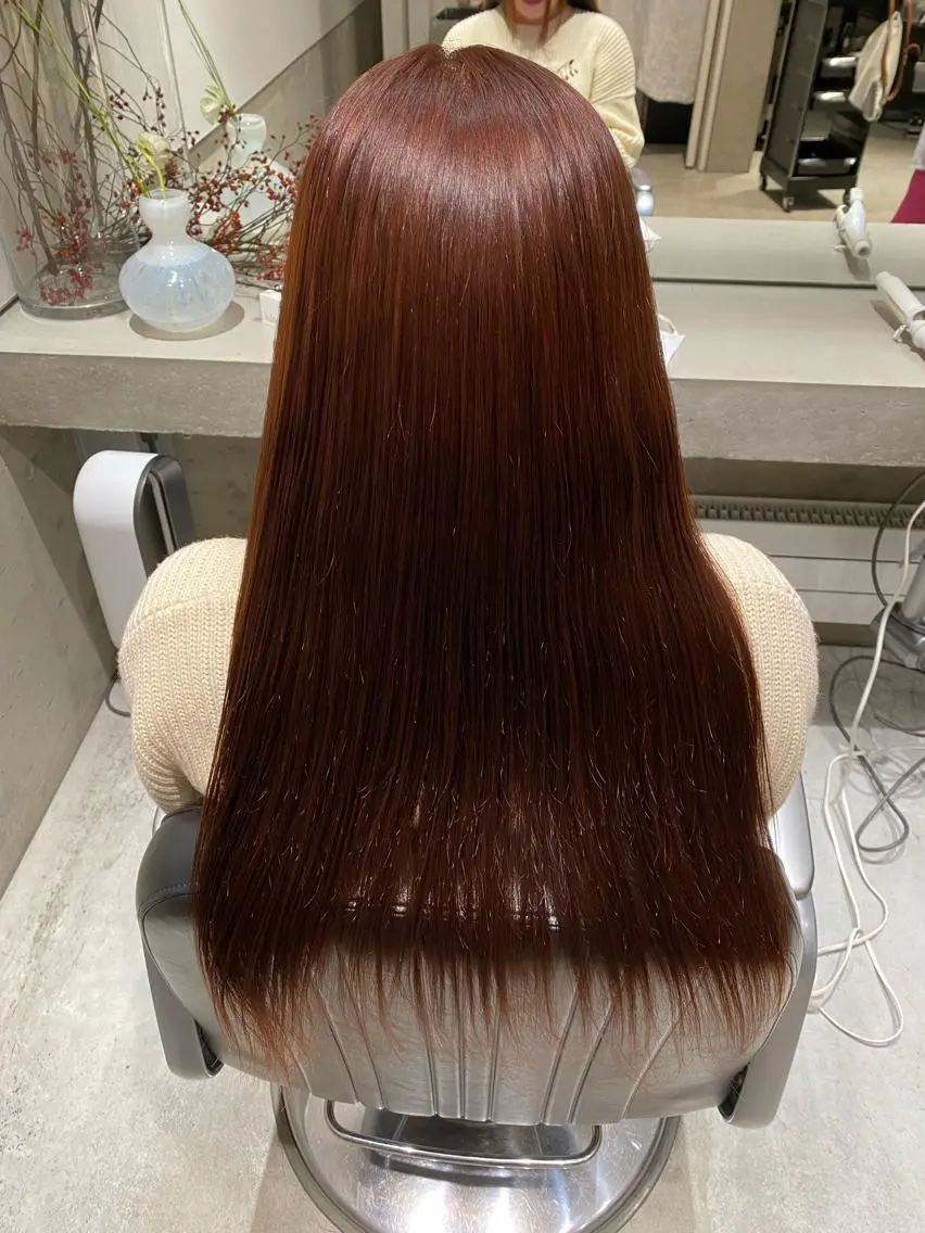 ロング カラー リコ🩵 ショートカットのヘアスタイル