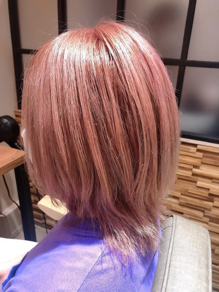 ミディアム カラー ダブルカラー sakuma daikiのヘアスタイル