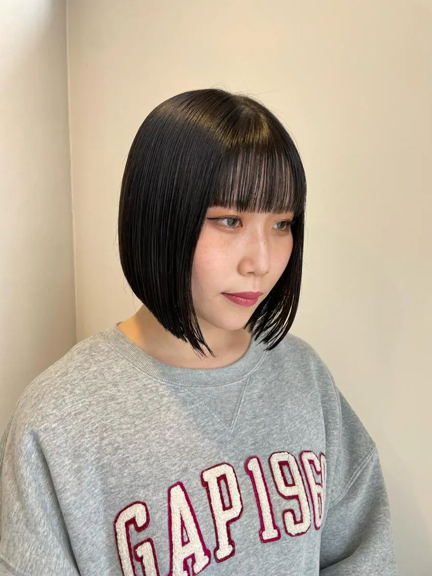 ショート 前下がりボブ ボブ カット ヘアカラー 🔥ボブ／レイヤー／ shingoのヘアスタイル
