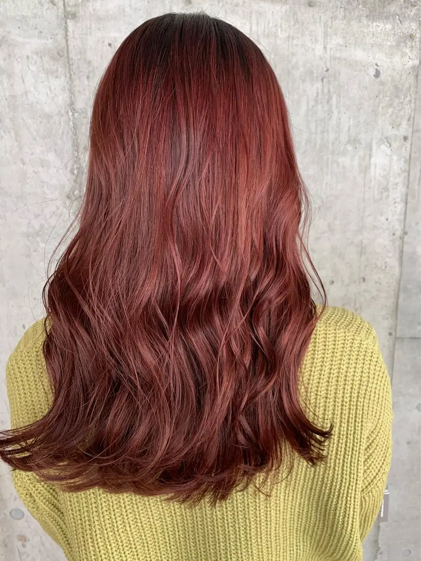 ミディアム 🌷横浜/レイヤー /艶カラー🌷のヘアスタイル