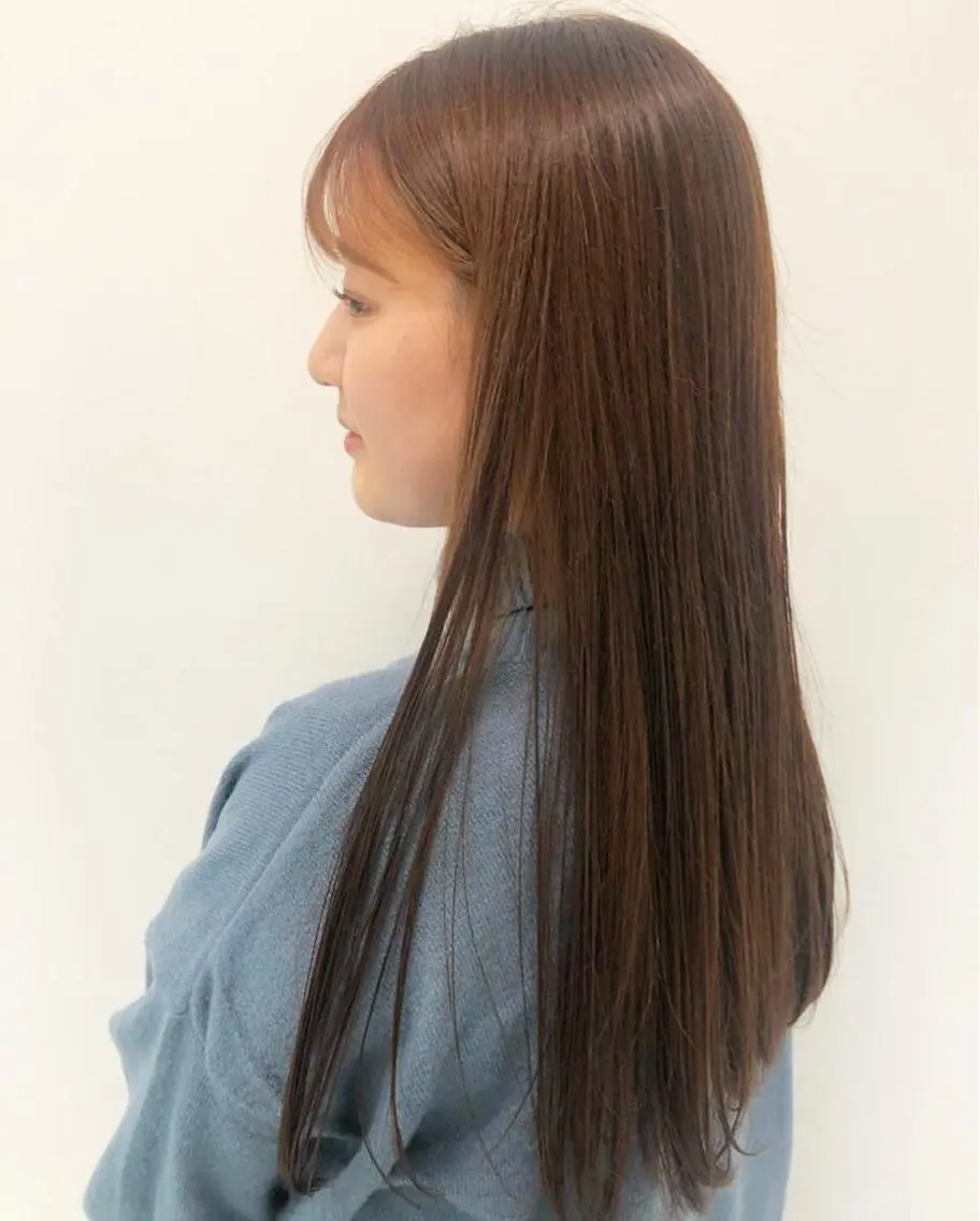 ロング カラー ブラウンカラー オレンジ オレンジブラウン bloom yumaのヘアスタイル