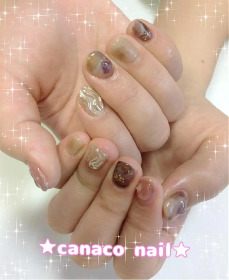 ネイル アートネイル ジェルネイル パラジェル ストーンネイル ハンドネイル ハンドケア ベテランネイル cnc nailのネイルデザイン