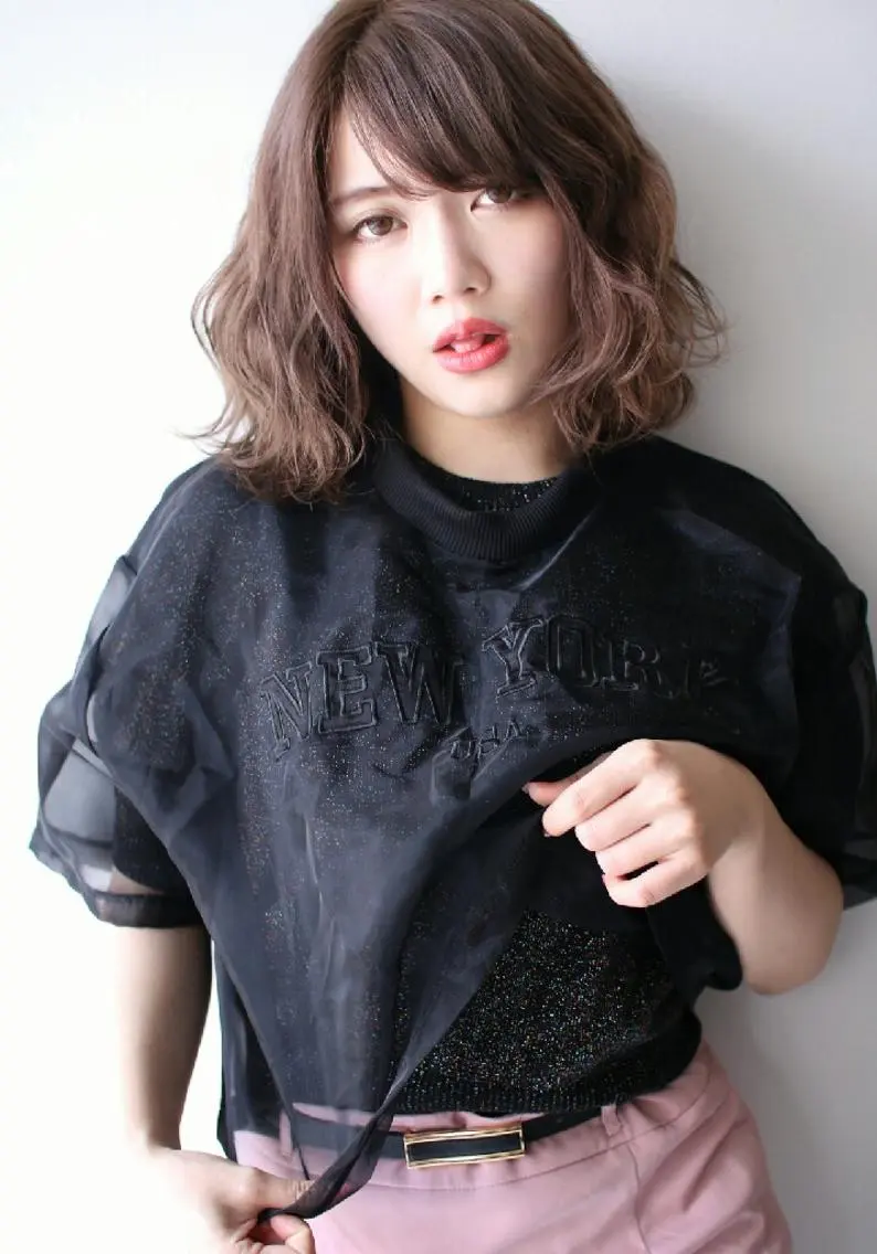ミディアム カラー 堀内 翔のヘアスタイル