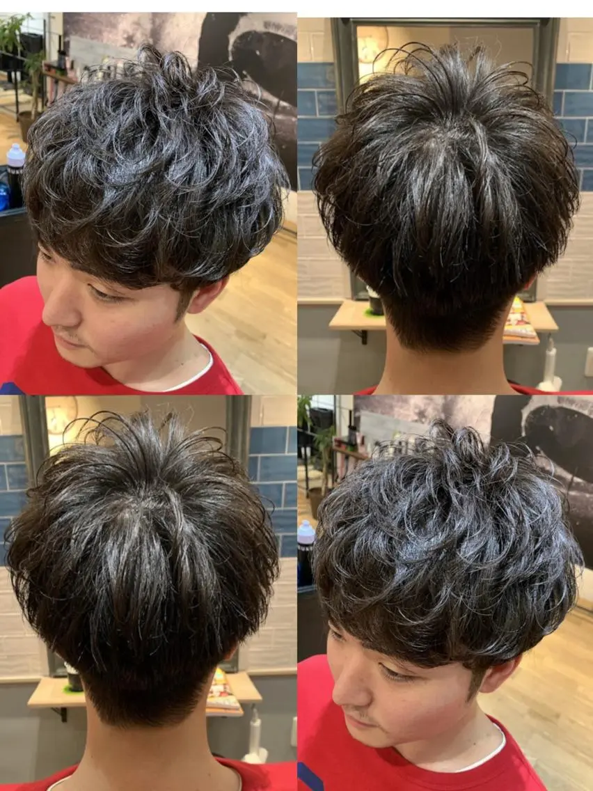 パーマ メンズ 🔥メンズパーマ 特化 渡辺一翔のヘアスタイル