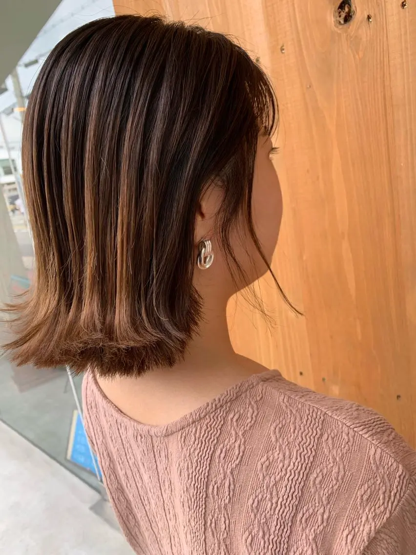 ショート ボブ 外ハネヘア yamauchi mikuのヘアスタイル