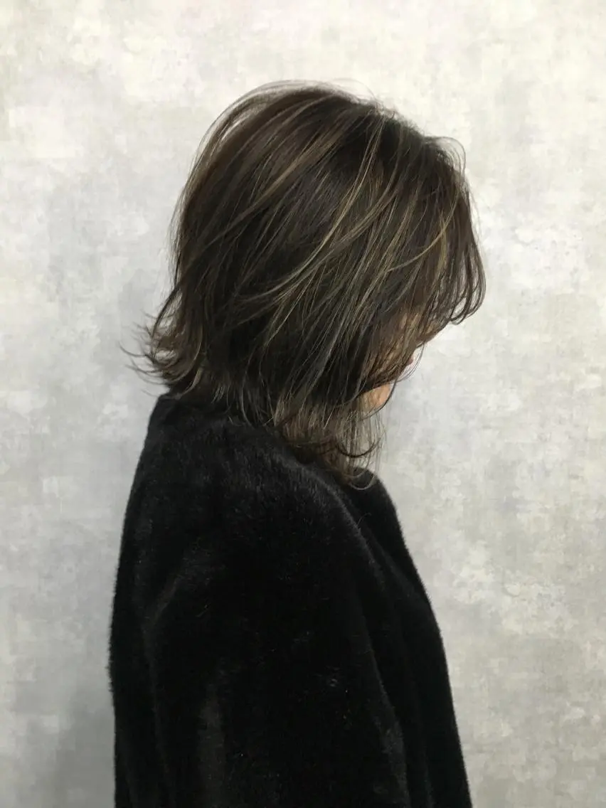 ショート カラー ハイライトカラー ハイライト レイヤーカット BLend 渋谷のヘアスタイル
