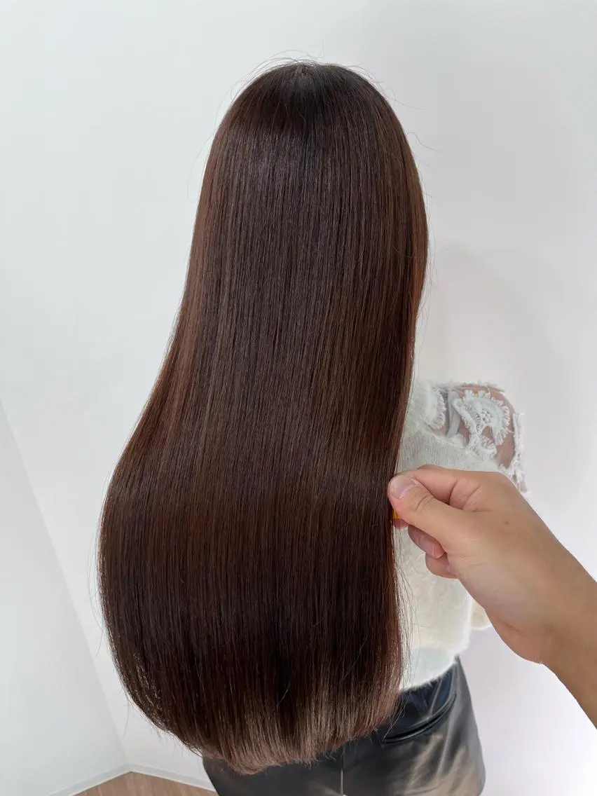 ミディアム カラー パーマ ヘアアレンジ メンズ キッズ ネイル マツエク・マツパ アイブロウ メンズインナーカラー メンズ韓国風 黒髪 ブルーカラー ブルーブラック カット トリートメント 渋谷レイヤーカット❌ 縮毛矯正専門/武田涼のヘアスタイル