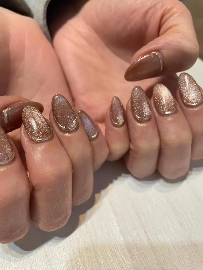 ネイル アートネイル マグネットネイル spell nailのネイルデザイン