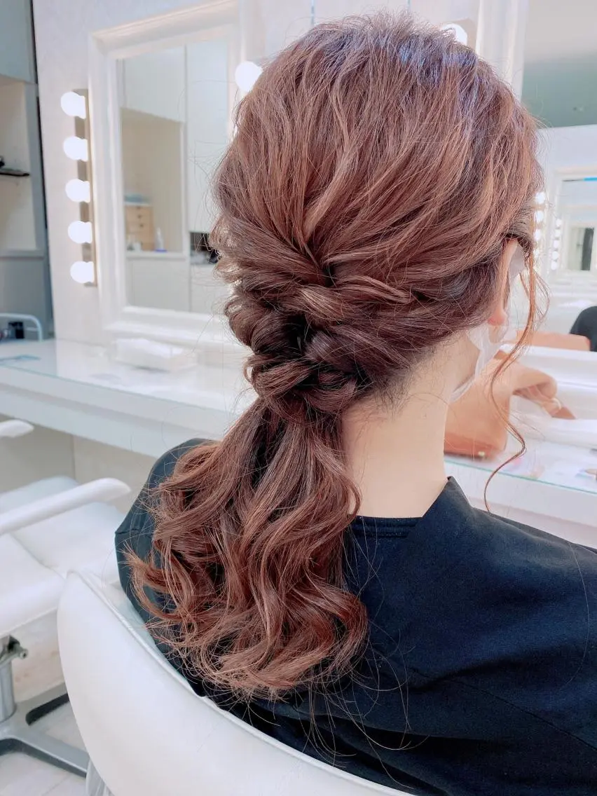 セミロング Hair&make Best Sceneのヘアスタイル