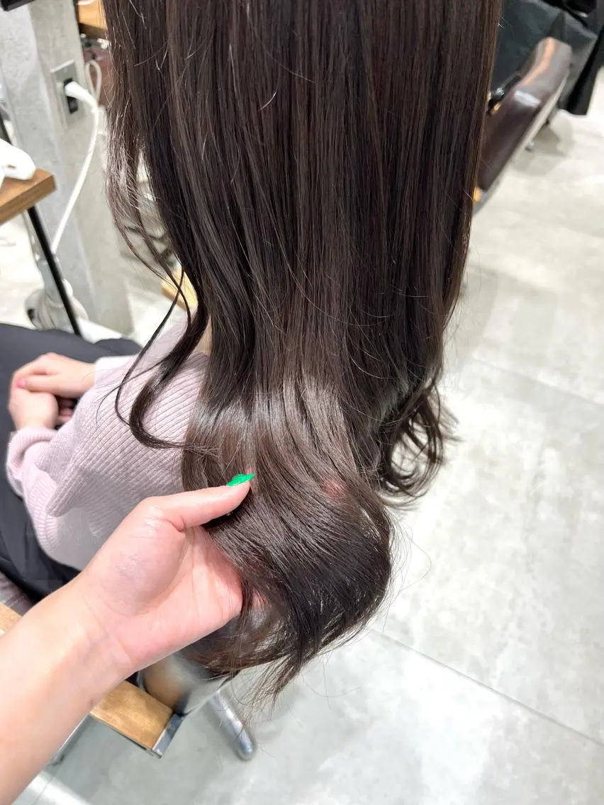 セミロング カラー アディクシーカラー ベージュカラー ラベンダーカラー ラベンダーベージュ トリートメント カット ヘアカラー トリートメント 🌿ニュアンス/髪質 改善🌿Fukudaのヘアスタイル
