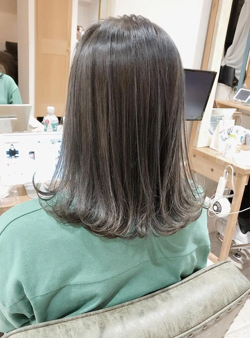 ミディアム カラー ヘアアレンジ カット ヘアカラー トリートメント イメコン美容師 サイトウアキラのヘアスタイル