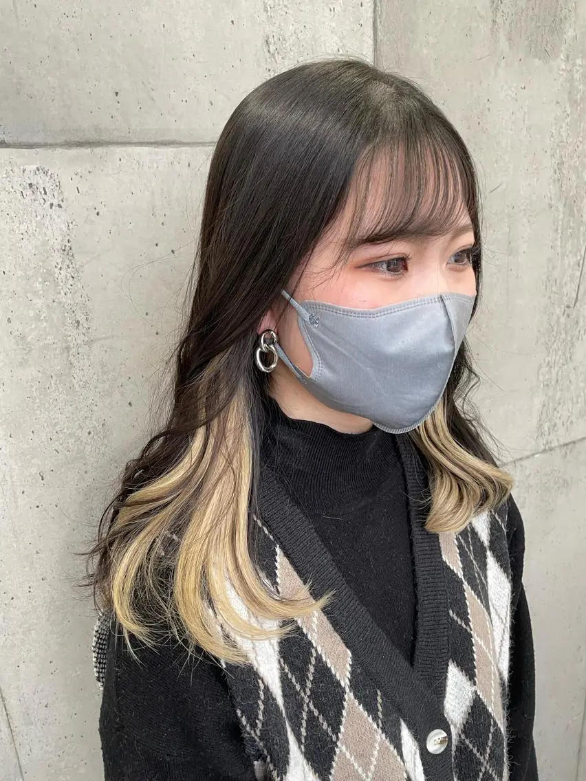 ミディアム エクステ 学生 大内 志穂のヘアスタイル