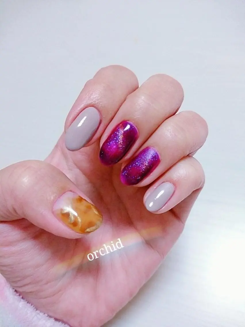 ネイル orchid ♡オーキッドのネイルデザイン