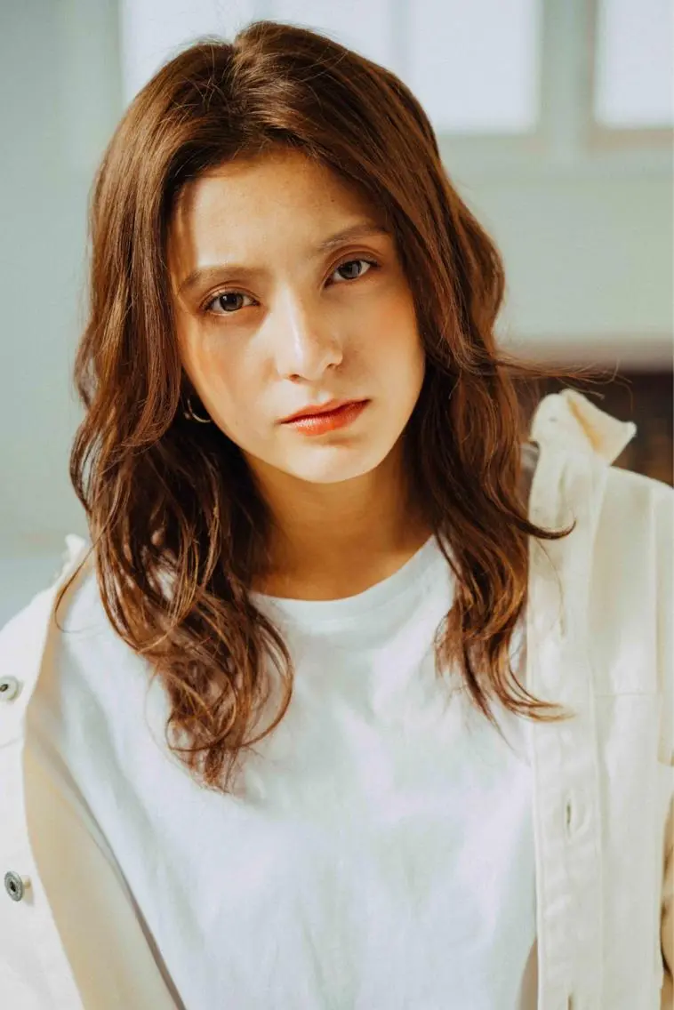 ロング カラー パーマ ヘアアレンジ メンズ キッズ ネイル マツエク・マツパ メンズウルフカット アディクシーカラー 透明感カラー ボブ ウルフカット 藤井 仁紀のヘアスタイル