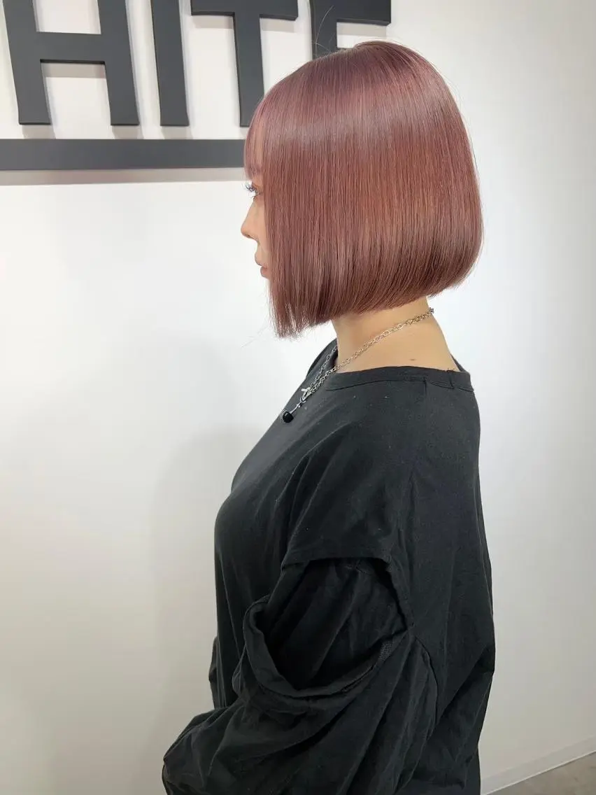ショート カット ヘアカラー トリートメント _WHITE 天王寺のヘアスタイル