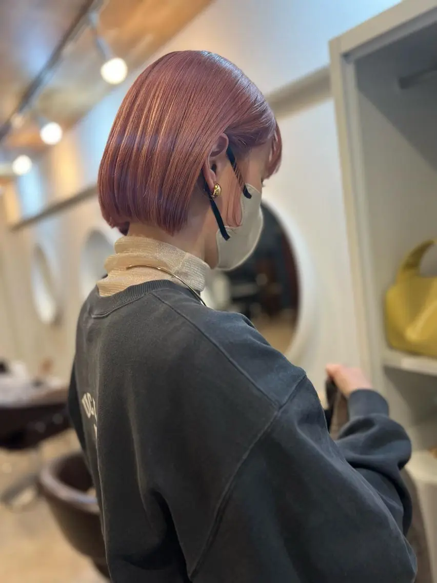 ショート カラー カット ヘアカラー トリートメント トレンドと似合わせ/ マンツーマン/西上楓のヘアスタイル