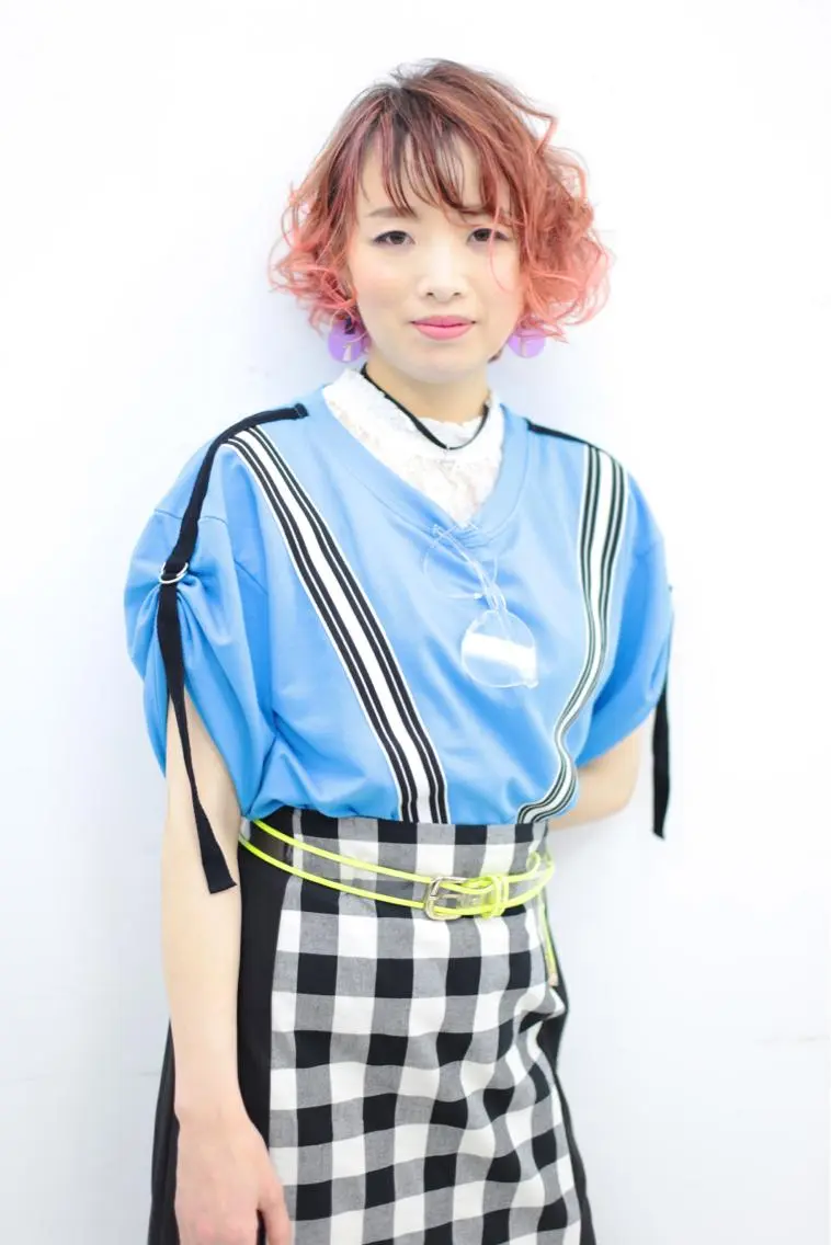 ショート カラー カット ヘアカラー トリートメント 【髮質改善特化】 lic吉祥寺のヘアスタイル