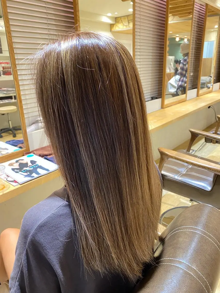 ロング カラー カット ヘッドスパ kawabe maikoのヘアスタイル