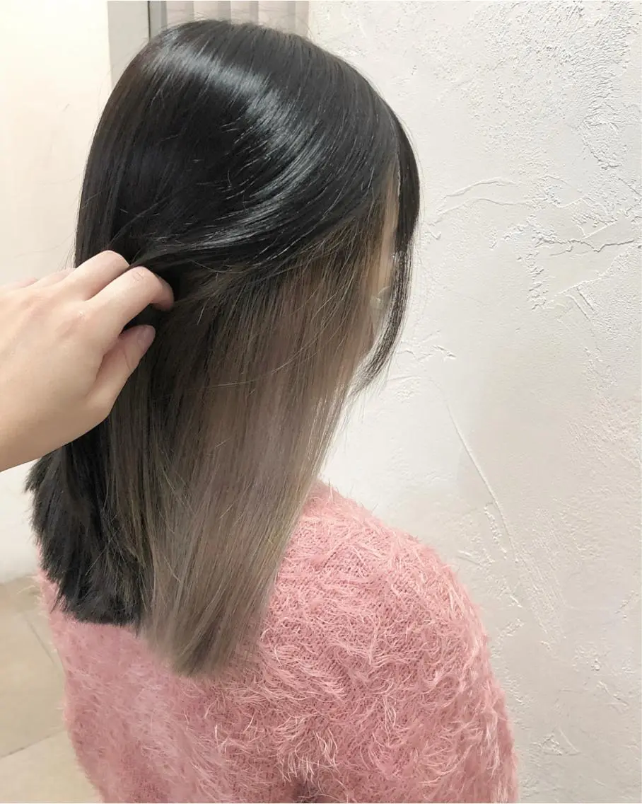 セミロング カラー パーマ ヘアアレンジ メンズ キッズ ネイル マツエク・マツパ アイブロウ グレージュ お洒落パーマ/ボブ ❄️Tomoka❄️のヘアスタイル