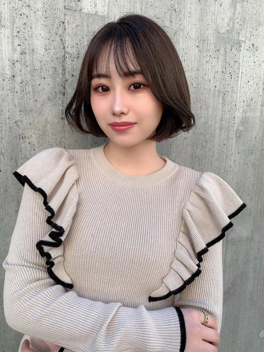 ショート カラー 透明感カラー✂︎ /縮毛矯正/YUKAのヘアスタイル