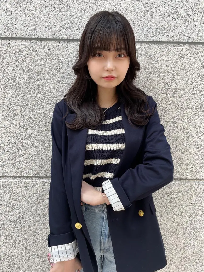 ロング カラー カット ヘアカラー トリートメント 髪質改善will hairdesignのヘアスタイル