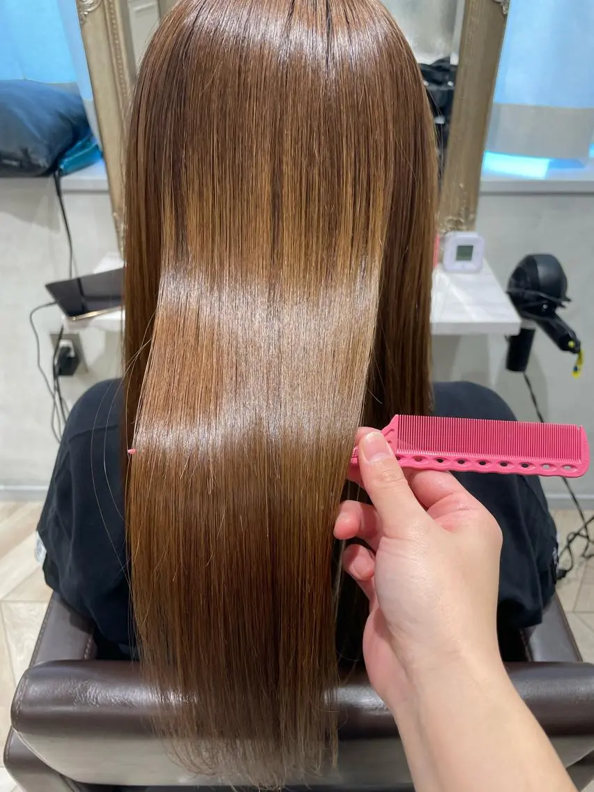 セミロング カラー カット ヘアカラー トリートメント ヘッドスパ 天王寺/阿倍野 tocca rieのヘアスタイル