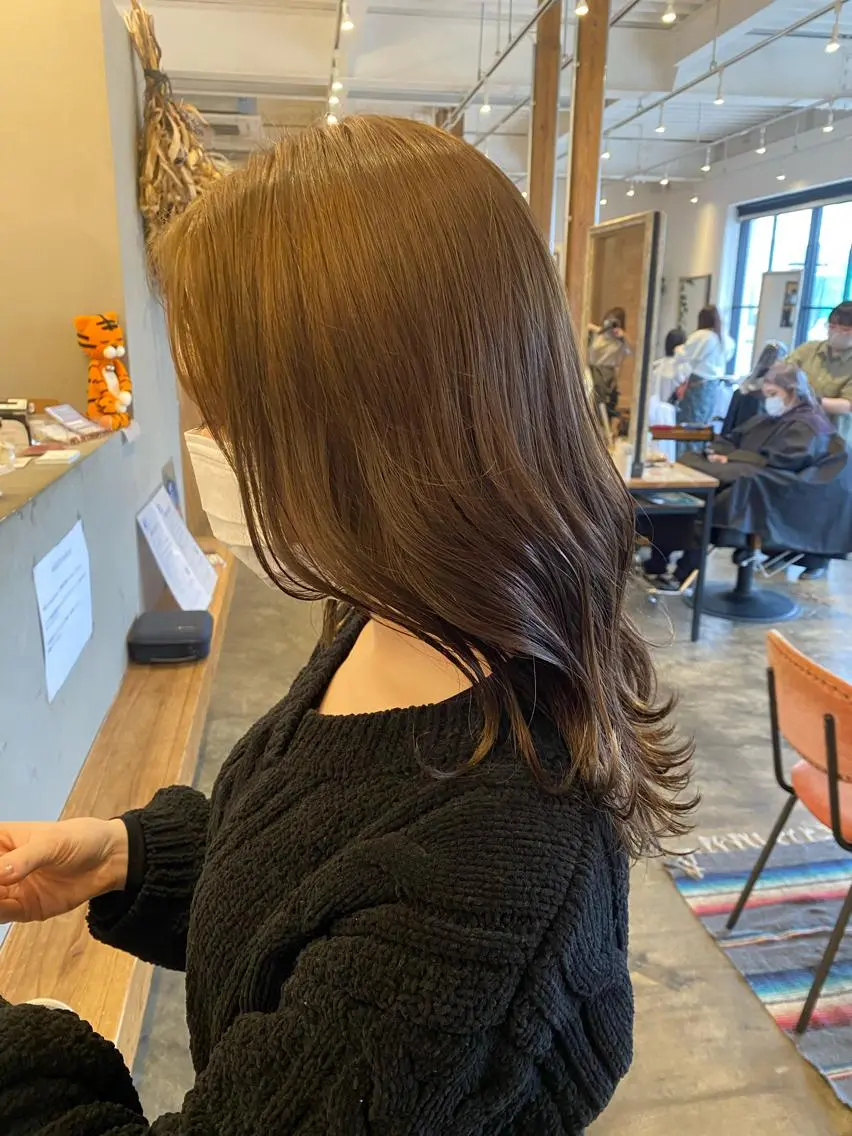 カラー ヘアカラー ヘッドスパ 高矢 結衣子のヘアスタイル