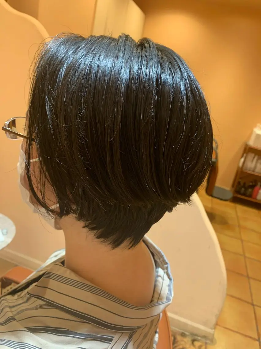 ショート ハンサムショート ショートヘア 🎉骨格矯正カット ばば　としまさのヘアスタイル