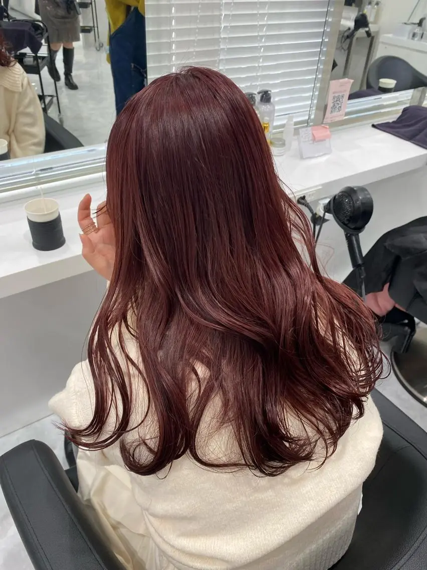 ロング カラー ヘアアレンジ ブリーチなしトレンド SHUSAKUのヘアスタイル