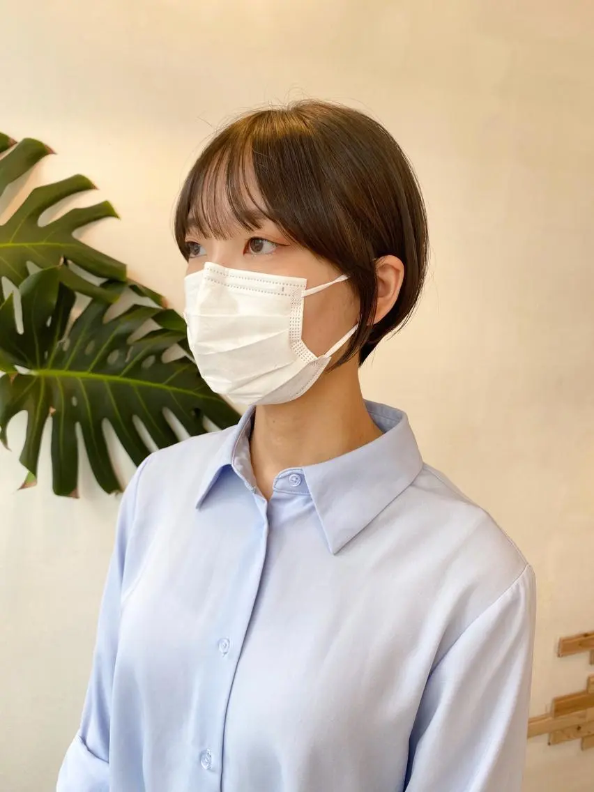 ショート カラー ヘアアレンジ ショートヘア カット ヘアカラー トリートメント ヘッドスパ ナカジマ ボブ/レイヤーのヘアスタイル