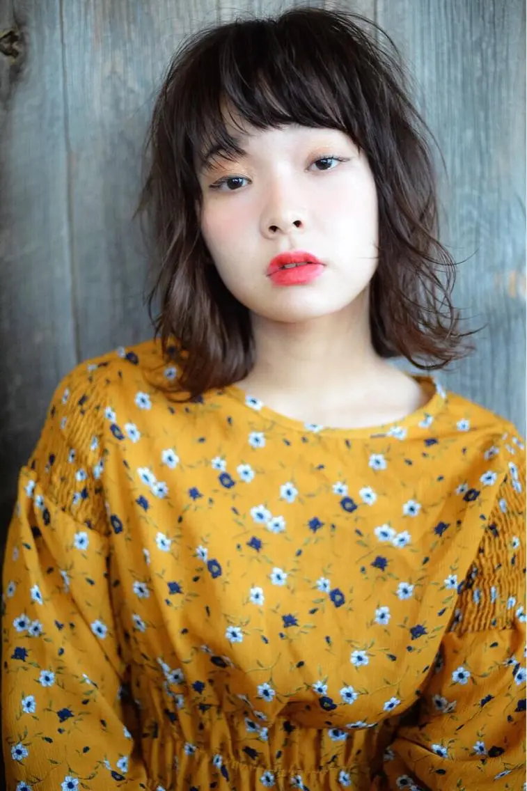ショート ミディアム セミロング ロング カラー パーマ ヘアアレンジ 切りっぱなしボブ ボブ 外ハネヘア Chlom🌿Top Stylist沖田のヘアスタイル