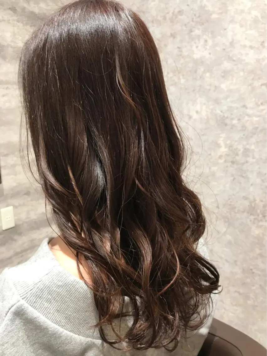 セミロング カラー ベージュカラー ピンクカラー ピンクベージュ 🫟Blanco🫟 Color&Careのヘアスタイル