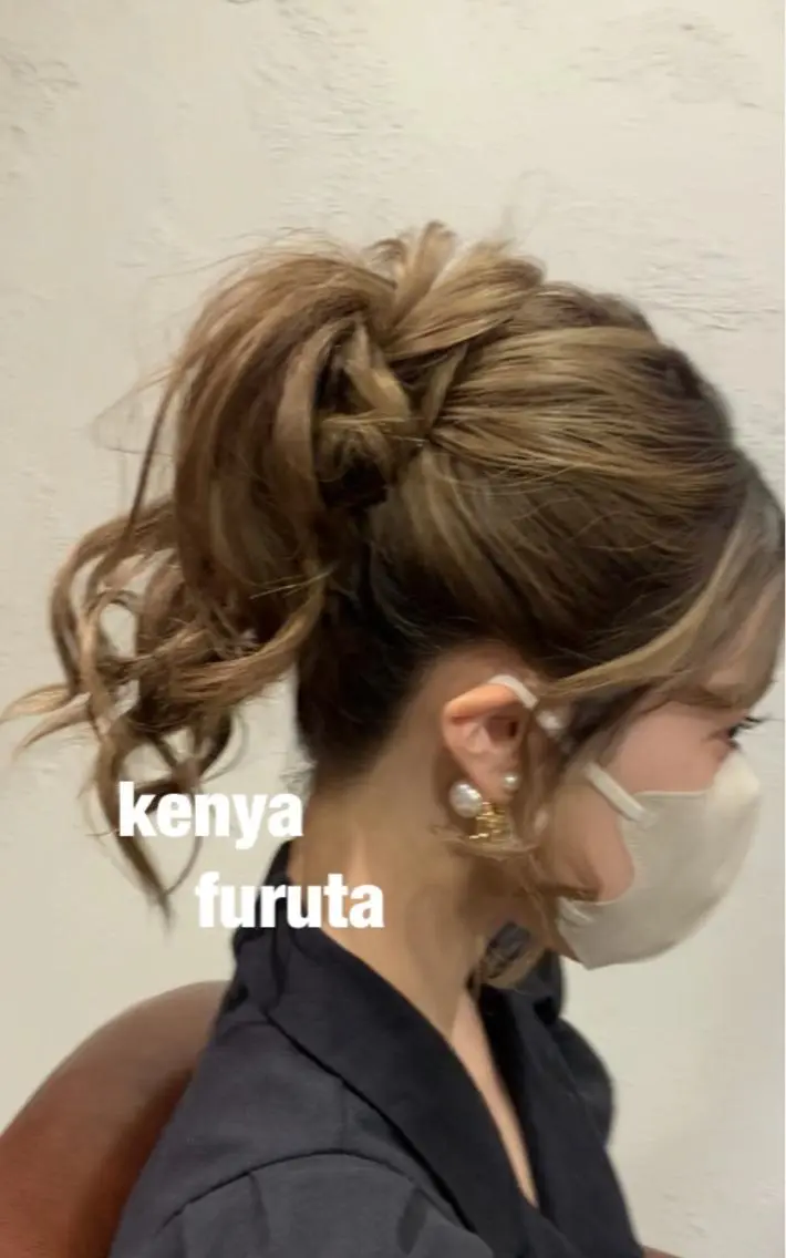ヘアアレンジ 古田 賢哉のヘアスタイル