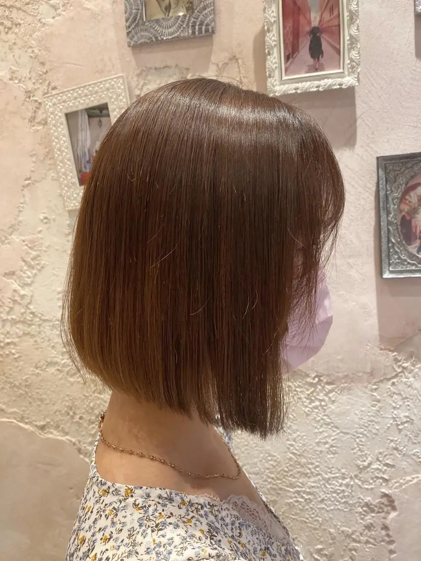 ショート 韓国風ヘア✻透明感 カラー✻yukaのヘアスタイル