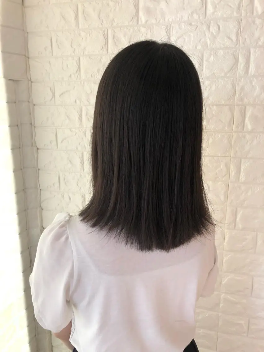 ミディアム 縮毛矯正/髪質改善 主税巧一のヘアスタイル