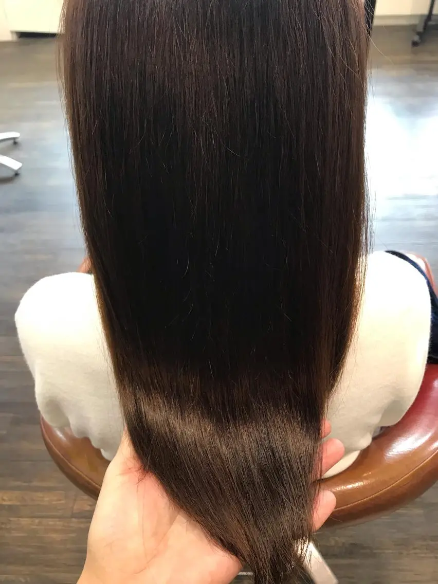 ロング カラー 髪質改善 縮毛矯正/ 髪質改善 /ショート 圍 崇行のヘアスタイル