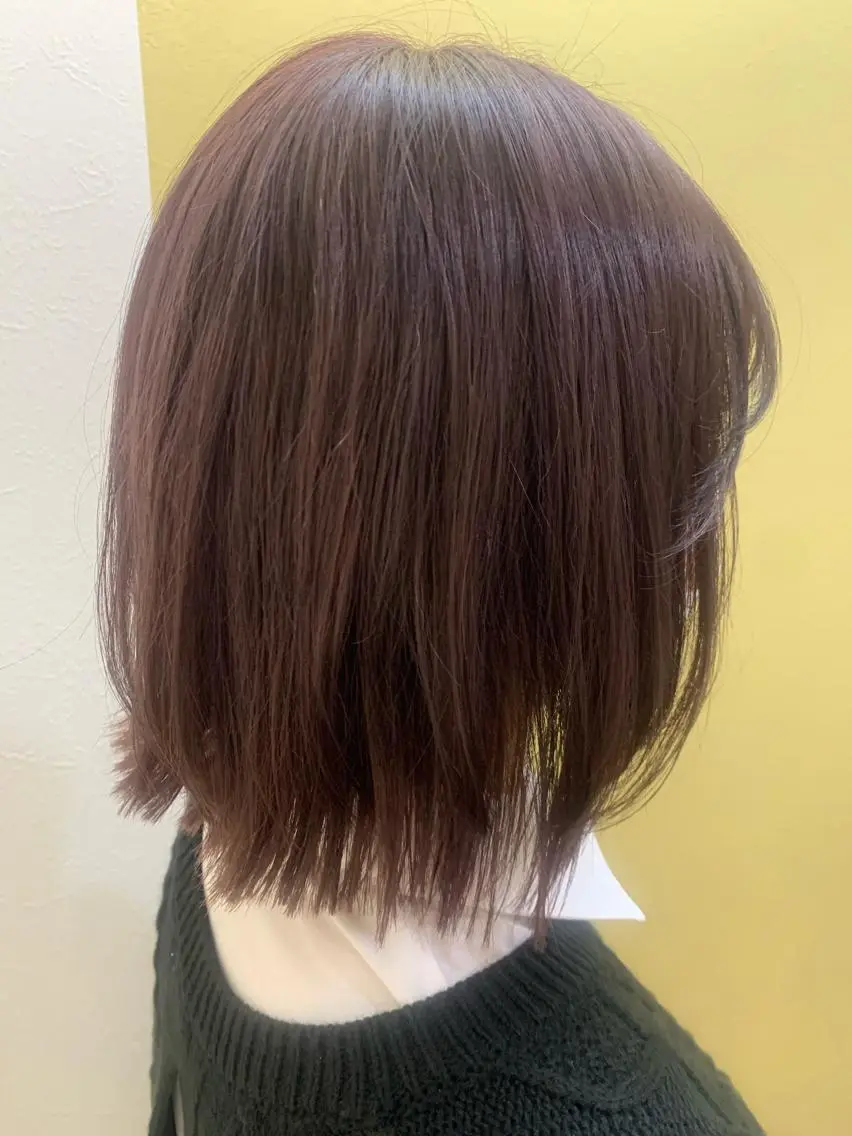 ショート カラー ラベンダーカラー レイヤーカット hubhair レイヤー/透明感のヘアスタイル