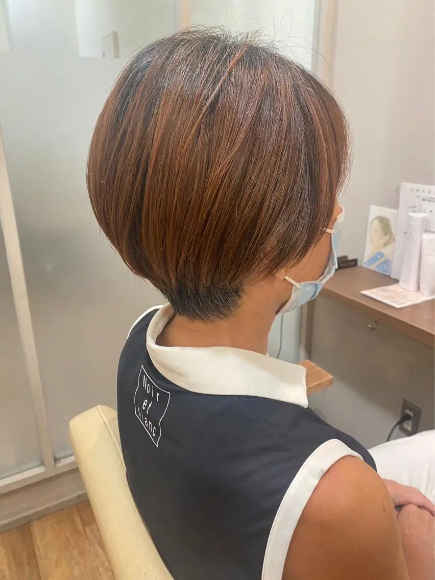 ショート ボブ ふるはし みなのヘアスタイル