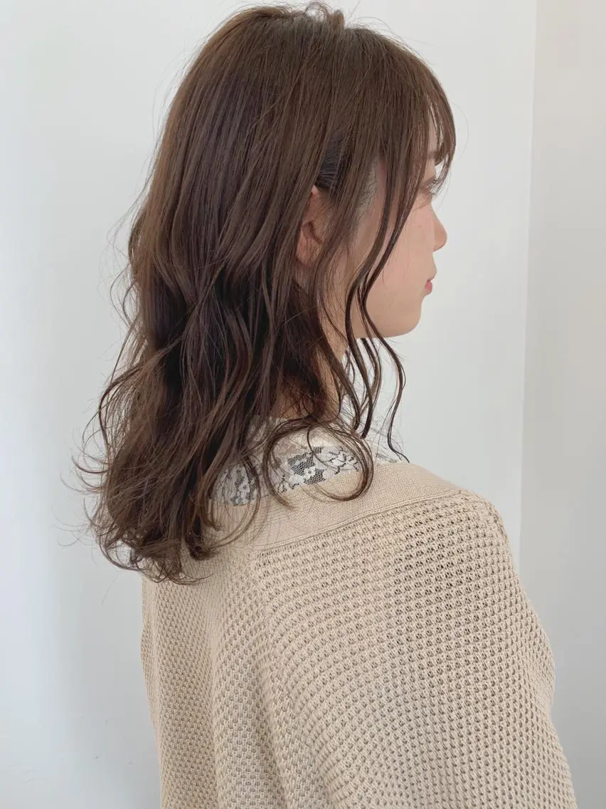 ロング カット ヘアカラー トリートメント ヘッドスパ 🌿大内雅斗 🌿韓国ヘアのヘアスタイル