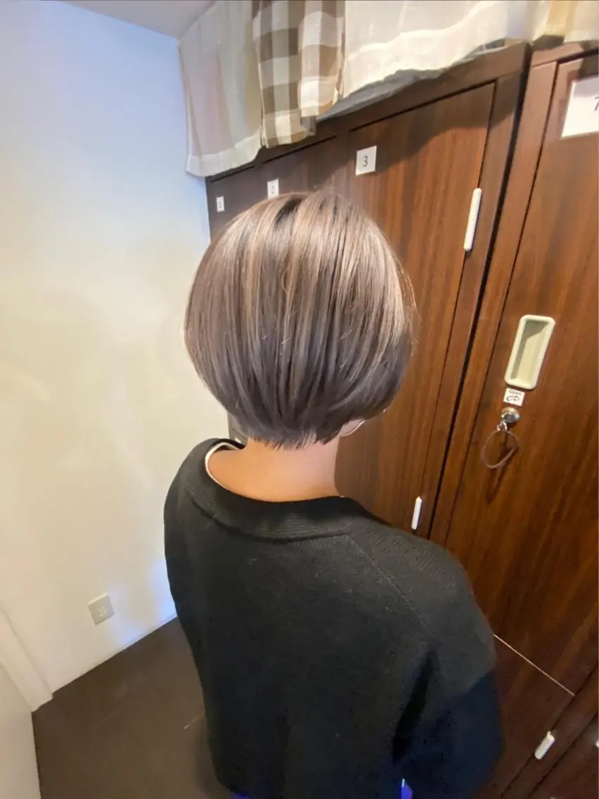 ショート カラー パーマ ヘアアレンジ メンズ キッズ ネイル マツエク・マツパ アイブロウ メンズハイライト メンズ韓国風 メンズメッシュ マッシュ 学生(メンズ向け) 久木原 ゆりのヘアスタイル
