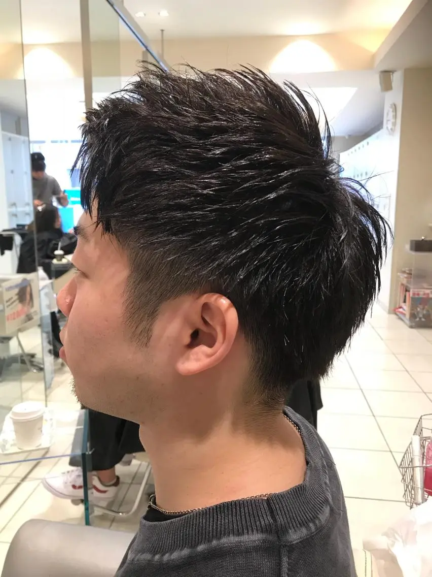 ショート カラー パーマ ヘアアレンジ メンズ キッズ ネイル マツエク・マツパ ツーブロック 刈り上げ カット EnBlesS西宮 マンツーマン神道有基のヘアスタイル